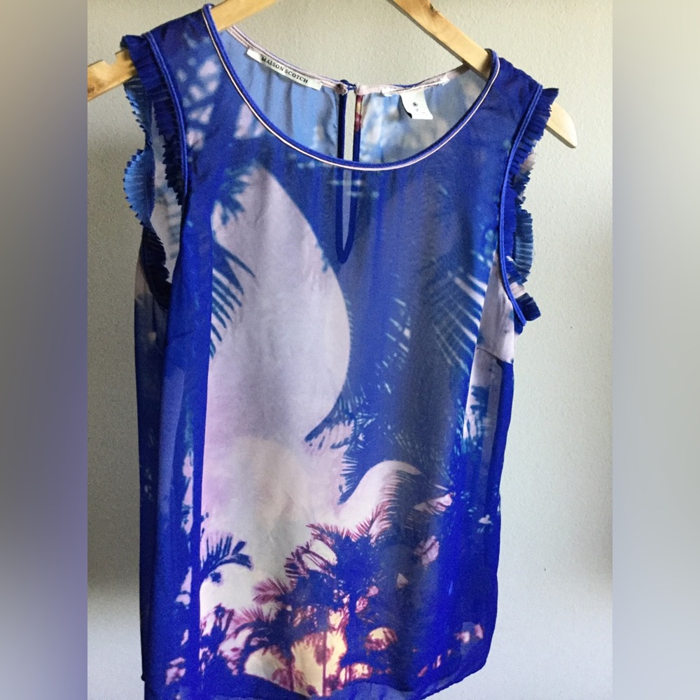 Madison Scotch Tropical Drift Blouse